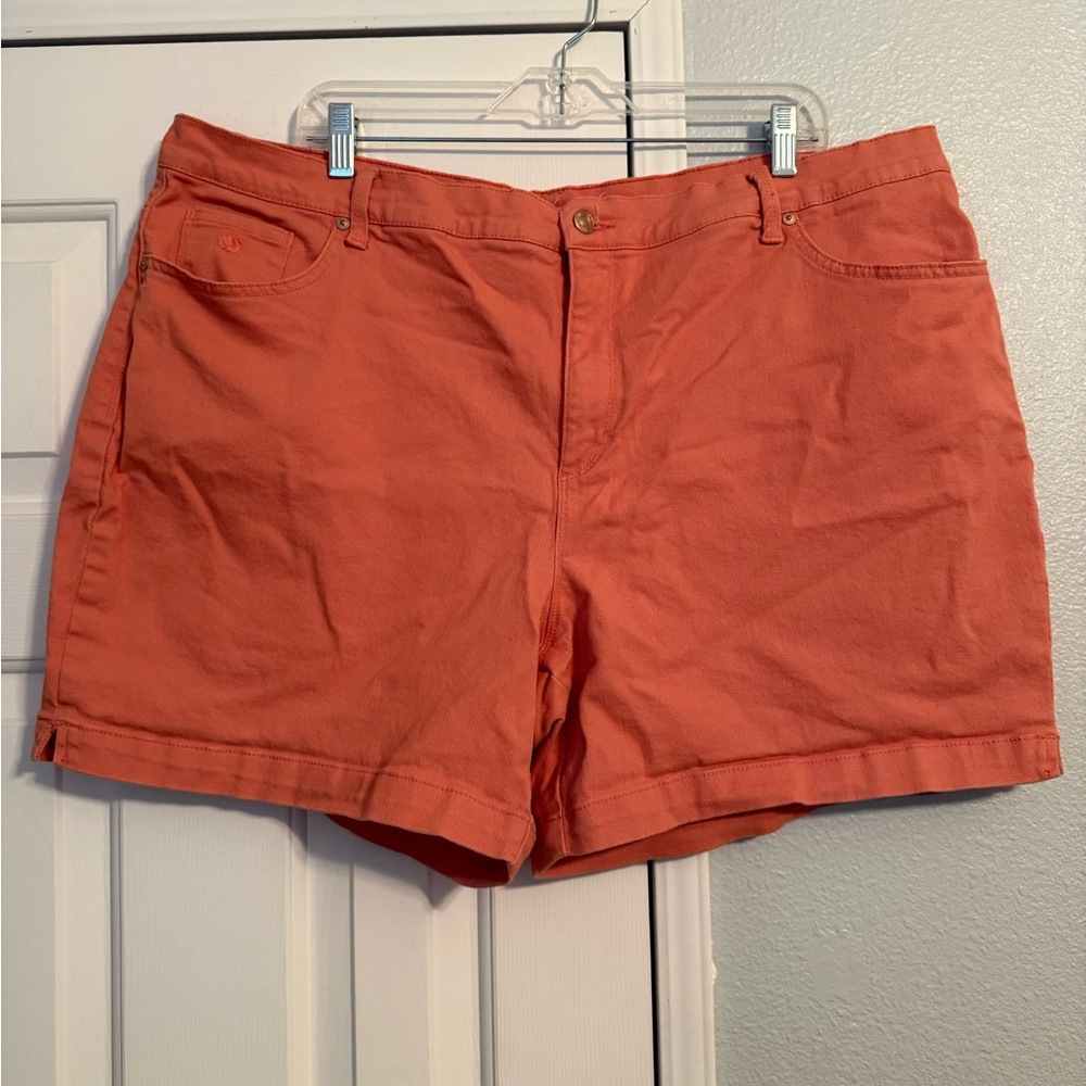 Gloria Vanderbilt Women's Orange Shorts